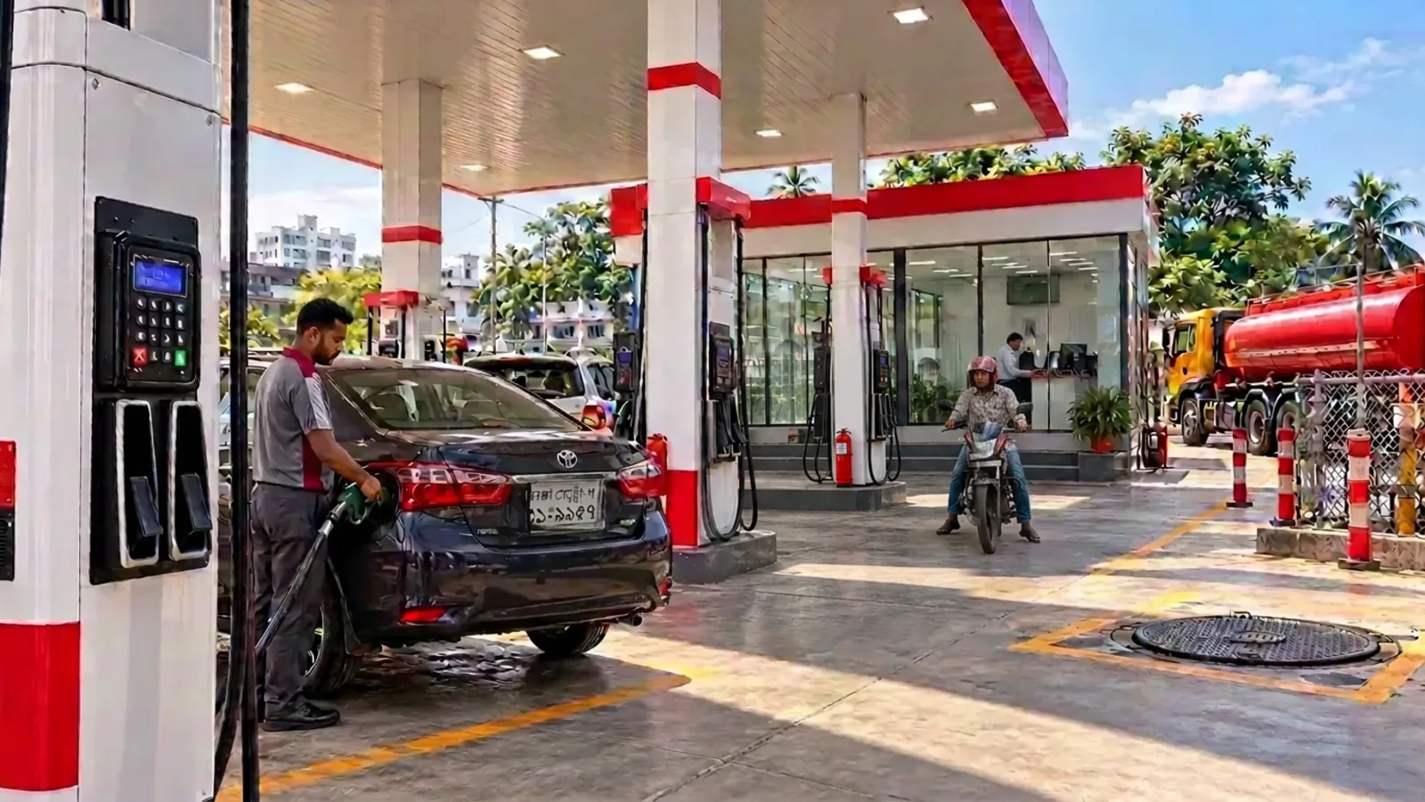 FuelMatix connected fuel station in Bangladesh